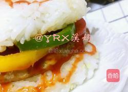 牛肉米汉堡的做法图解9
