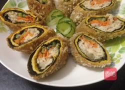 黄金海苔鸡肉卷的做法图解14