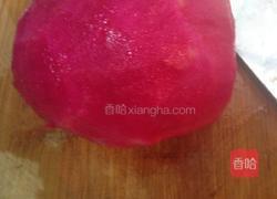 凉拌火龙果皮的做法图解7