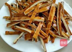 香芹炒豆干的做法图解1