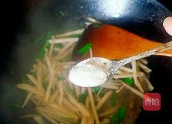 韭菜炒莲菜的做法图解5