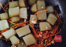 炒凉粉的做法图解4