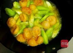 丝瓜油面筋的做法图解3