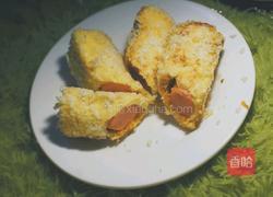 吐司肉松火腿卷的做法图解9