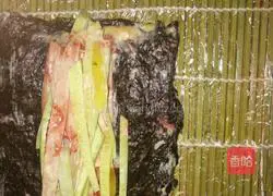 Illustration of how to make Sakura Sushi 4