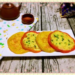 甜椒胡萝卜饼的做法[图]