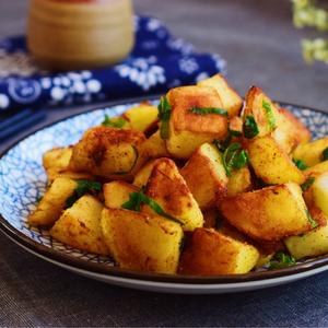 孜然土豆块-香哈名厨课视频