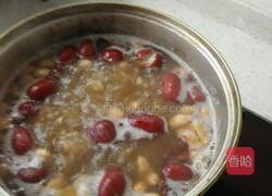 红豆红枣花生粥的做法图解4