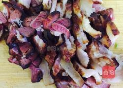青蒜苗炒腊肉的做法图解2