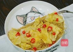 包菜炒龙口粉丝的做法图解8