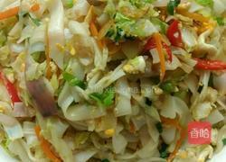 炒河粉 茼蒿汤的做法图解7