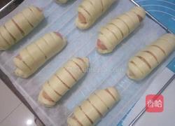 香肠肉松面包的做法图解23