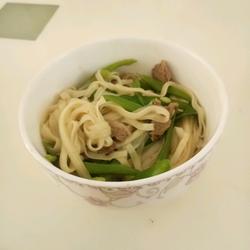 豆角猪肉面条的做法[图]