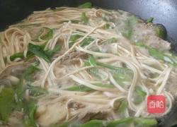豆角猪肉面条的做法图解8