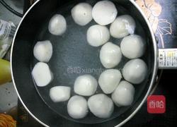 青菜鱼丸子汤的做法图解3