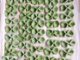 蝴蝶面（青汁）的做法[图]