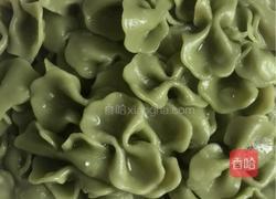 蝴蝶面(青汁)的做法图解6