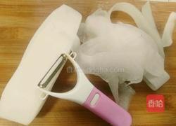 蚝油白萝卜卷的做法图解2