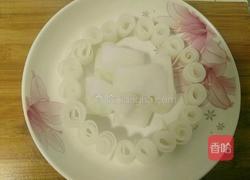 香菇酿肉白萝卜卷的做法图解6