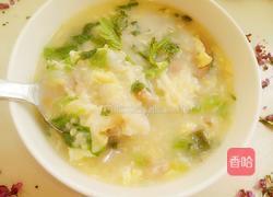 小米瘦肉藤蒿疙瘩汤的做法图解17