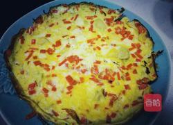 娃娃❤胡萝卜鸡蛋饼的做法图解4