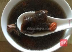 鱼胶炖黑沙海参汤的做法图解7