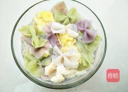 鱼汤蛋花蝴蝶面的做法图解5