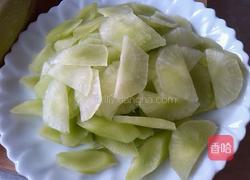 猪肉木耳炒青笋的做法图解2