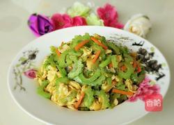 苦瓜炒蛋的做法图解9