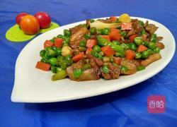 豌豆炒肉的做法图解10