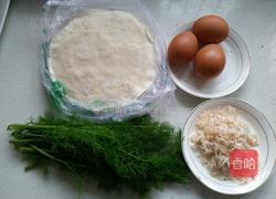 茴香鸡蛋春卷的做法图解3