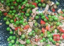 酸菜肉沫豌豆的做法图解13