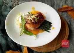 香煎北极鳕配水波蛋的做法图解6