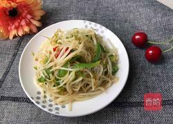 青椒豆芽的做法图解6