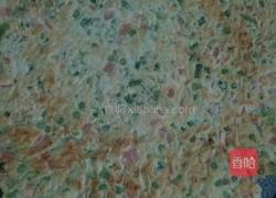 蒜苔火腿煎饼的做法图解5