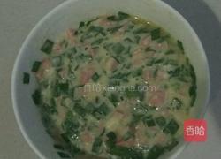 韭菜火腿鸡蛋饼的做法图解3