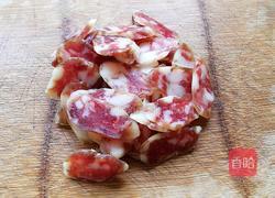 蒜苔腊肠小炒的做法图解2