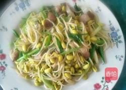 豆芽蒜苗五花肉的做法图解11