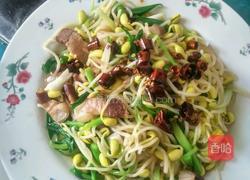 豆芽蒜苗五花肉的做法图解12