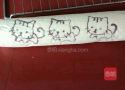 猫咪蛋糕卷的做法图解14