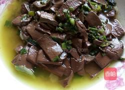 香葱炒鸭血的做法图解6
