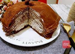 榛子奶油夹心巧克力千层蛋糕(6寸)的做法图解17