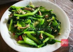 咸鸡肉炒芥菜的做法图解8