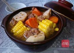 玉米莲藕炖牛腩的做法图解5