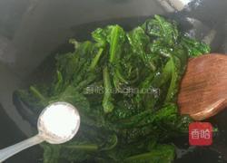 清炒紫叶莴笋叶的做法图解4