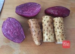紫薯山药糕的做法图解1