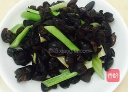素炒泥蒿木耳的做法图解11