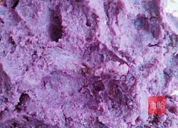 无油紫薯饼的做法图解3