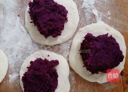 无油紫薯饼的做法图解6