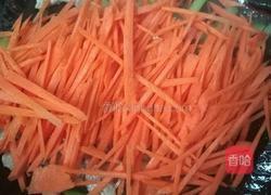 胡萝卜炒肉的做法图解4